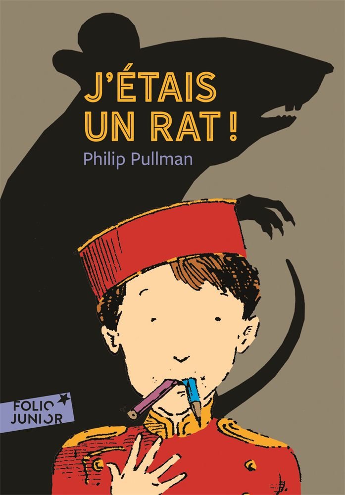 Couverture de J'étais un rat !, de Philip Pullman, illustré par Peter Bailey (Gallimard Jeunesse).