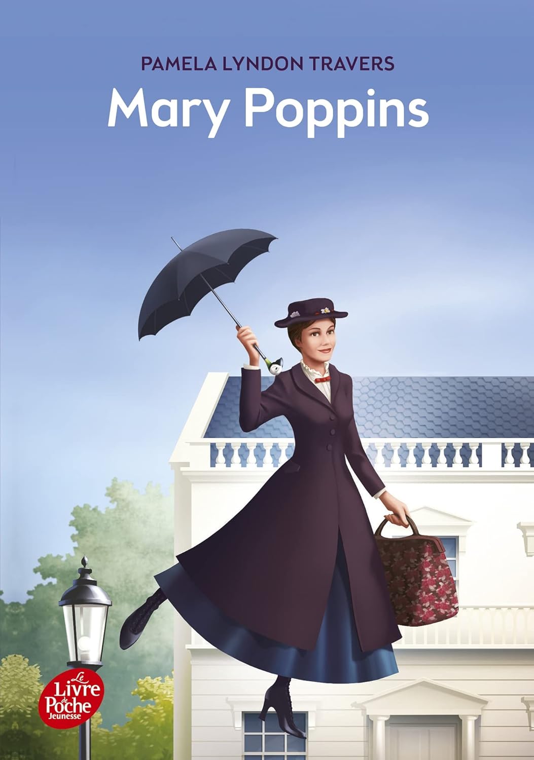 Couverture de Mary Poppins, de Pamela Lyndon Travers (Le Livre de Poche Jeunesse).