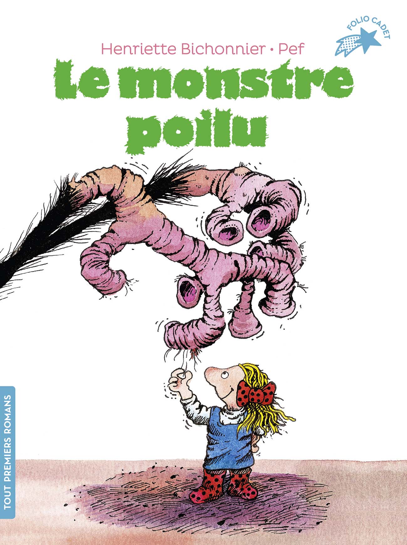 Couverture du Monstre poilu, de Henriette Bichonnier et Pef (Gallimard Jeunesse).