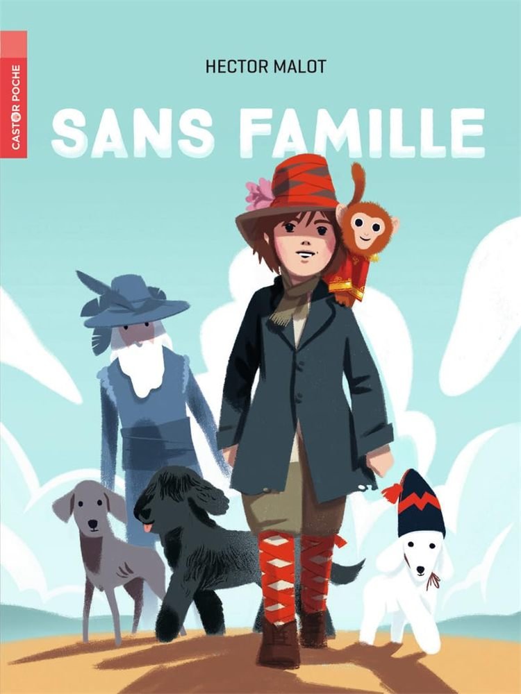 Couverture de Sans famille, d'Hector Malot (Castor Poche).