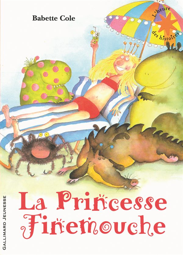 Couverture de La Princesse Finemouche, de Babette Cole (Gallimard Jeunesse).